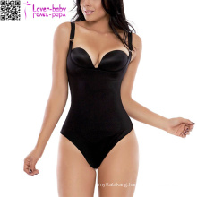 Plus Size Latex Thong Body Shaper with Full Back L42715